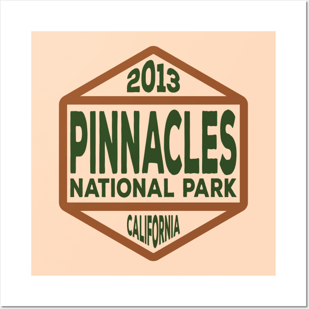 Pinnacles National Park badge Wall Art by nylebuss